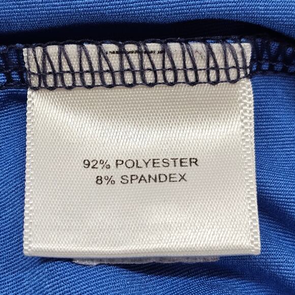 Peter Millar Shirt Men's XL Summer Comfort Golf Polo Blue Black Geometric Print - Picture 8 of 13